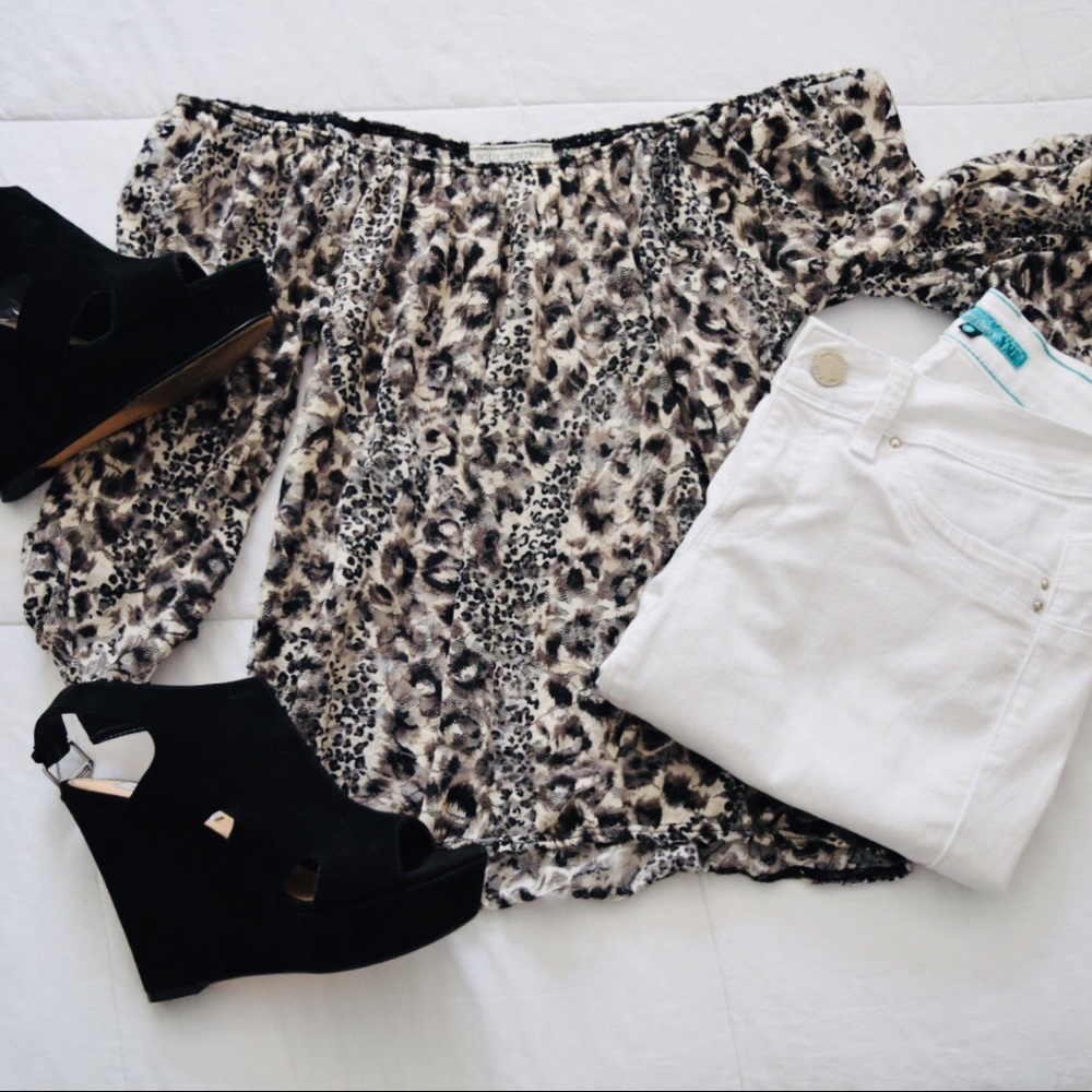 Body central off the shoulder top